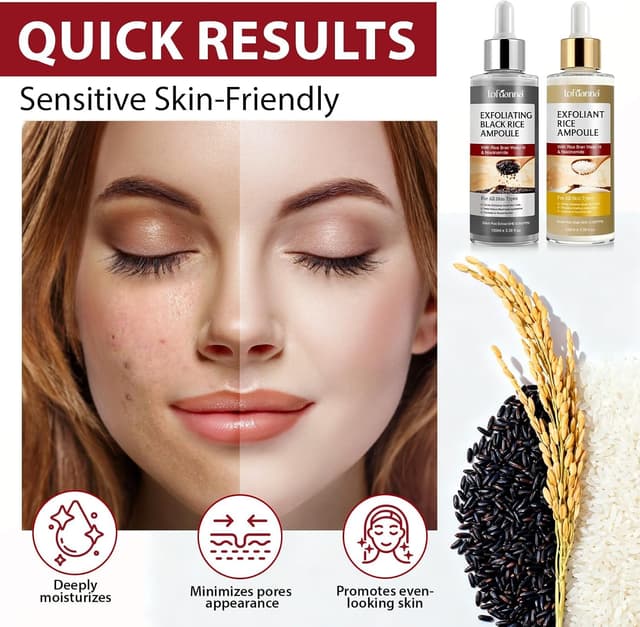 Detalle 2 de Peel Shot Glow Rice Ampoule Duo, siero 2 pack