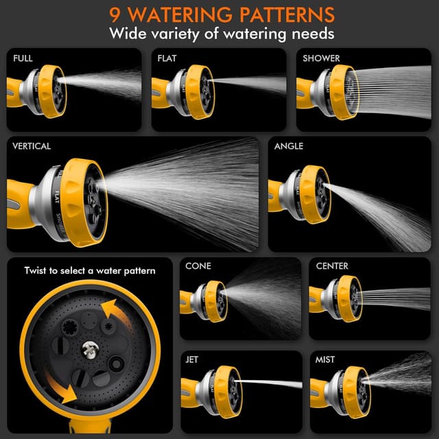 Detalle 2 de RESTMO Garden Hose Spray Gun 9-pattern