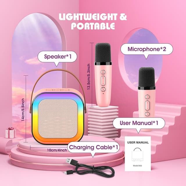 Thumbnail 4 de Dislocati Karaoke Machine 2‑mic for kids 🎤