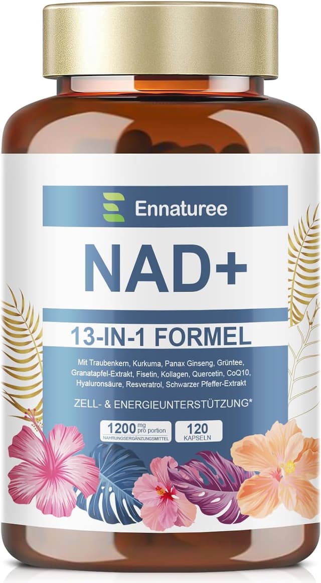 Detalle de NAD Supplement 1200 mg NAD 13, 120 Kapseln