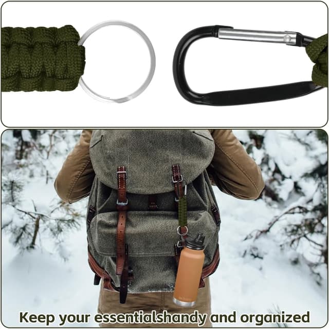 Thumbnail 6 de OFFCUP Mousqueton Tressé Paracorde 15 cm Porte-clés