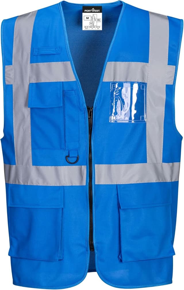Thumbnail 4 de Portwest F476RERM Gilet Executive Iona Rosso M