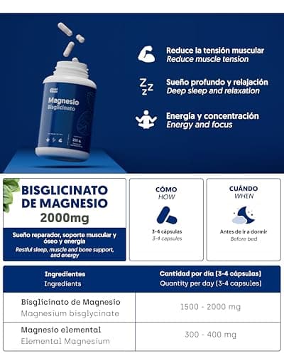 Thumbnail 5 de NUTRIBRAIN Magnesio Bisglicinato 250 cápsulas