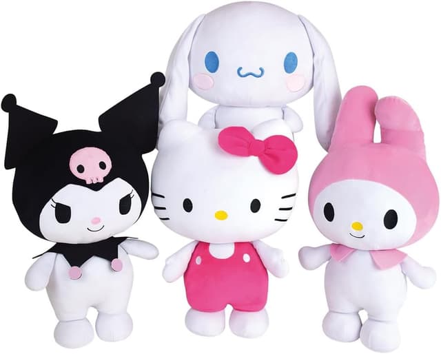 Detalle 2 de Peluche Hello Kitty Squishy Jemini 40 cm