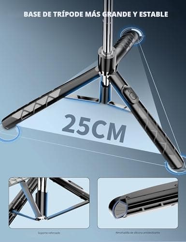 Detalle de SelfieShow 180cm trípode móvil versátil