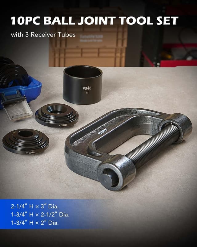 Detalle 2 de Orion Motor Tech Heavy Duty Ball Joint Press & U-Joint Removal Tool Kit (BK) with 4WD Adapters