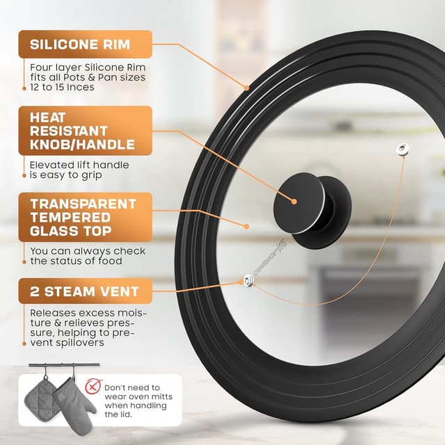 Thumbnail 1 de LSR Loreso Universal Pan Lid 12-15 Inch