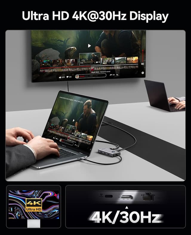 Thumbnail 2 de ORICO Docking Station 6 in 1 USB C Hub