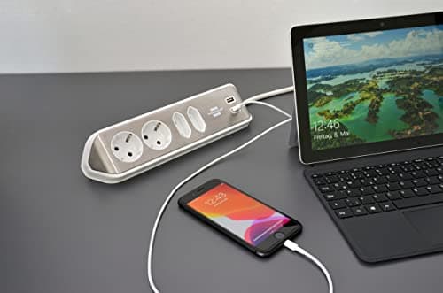 Thumbnail 9 de brennenstuhl® Regleta Esquina 4 Tomas con Carga USB ⚡