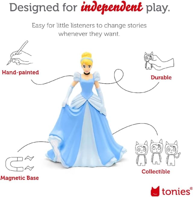 Detalle de tonies Cinderella audio character toniebox