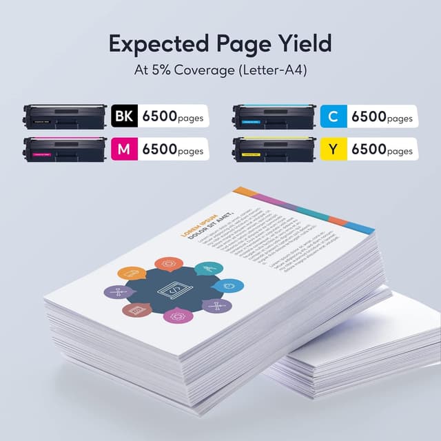 Thumbnail 2 de GOTOBY TN436 4-Pack toner cartridges 🖨