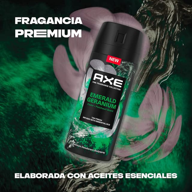 Thumbnail 4 de Axe Emerald Geranium Desodorante Aerosol Pack Ahorro 6x150ml