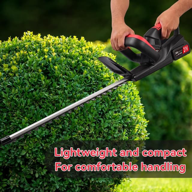 Thumbnail 4 de Tagliasiepi a batteria 48 cm Brushless con 2 batterie da 2000 mAh e distanza denti 15 mm