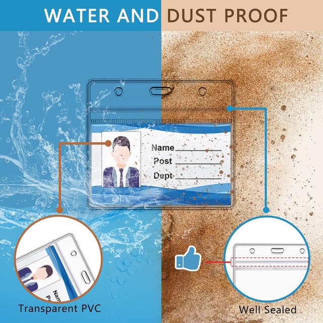 Detalle de XHDA Purple lanyard set with 30 card holders