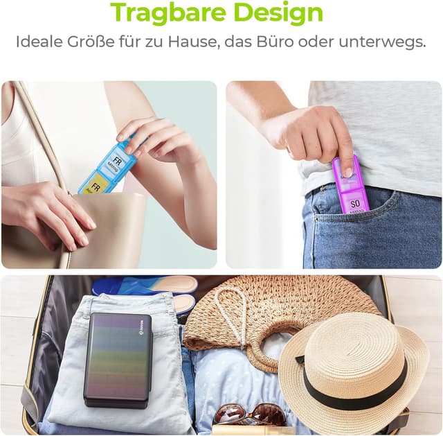 Thumbnail 3 de AUVON Tablettenbox 7 Tage 💊