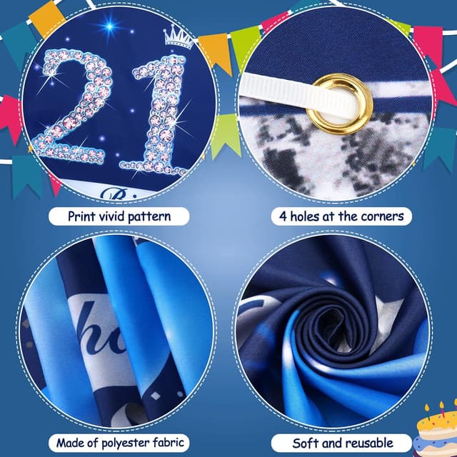 Thumbnail 2 de RUMIA Geburtstag Banner 180×110 cm 🎈