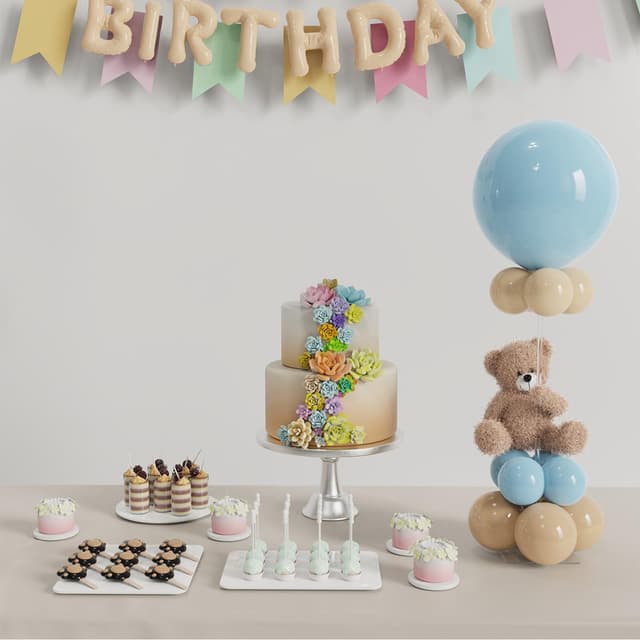 Thumbnail 6 de YALLOVE clear balloon stand kit 23.6 inch 10 pack