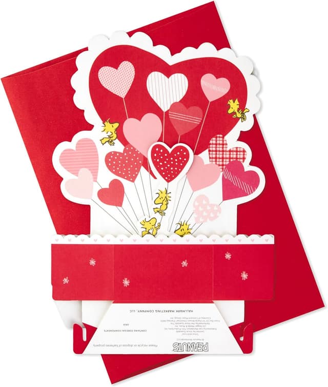 Thumbnail 6 de Hallmark PEANUTS Valentines card 3D pop up