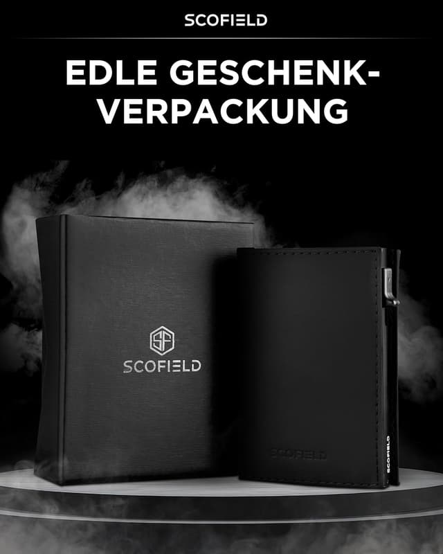 Thumbnail 6 de SF SCOFIELD Duality Magflip Slim Wallet mit Münzfach – Kartenetui für 9–10 Karten, Geldbeutel mit RFID-Schutz