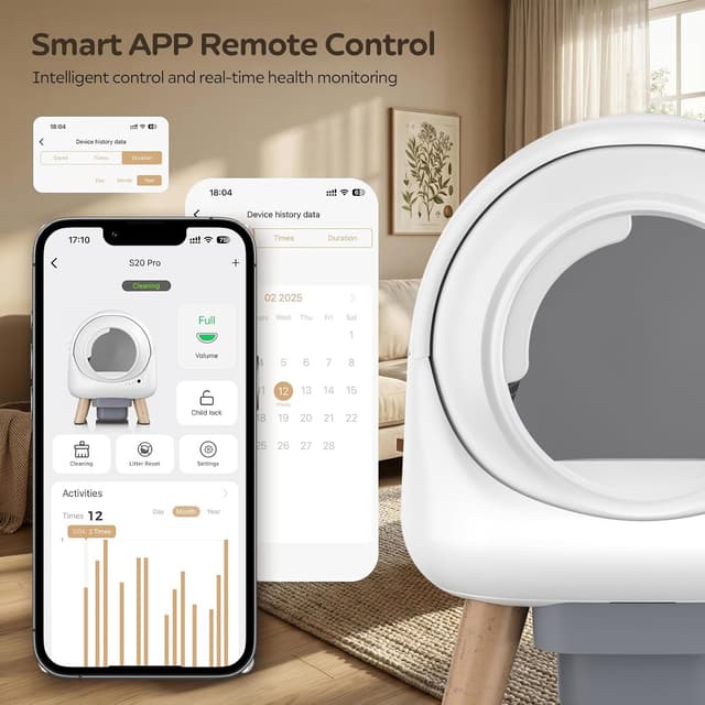 Thumbnail 3 de Self-Cleaning Cat Litter Box 12-inch Entrance