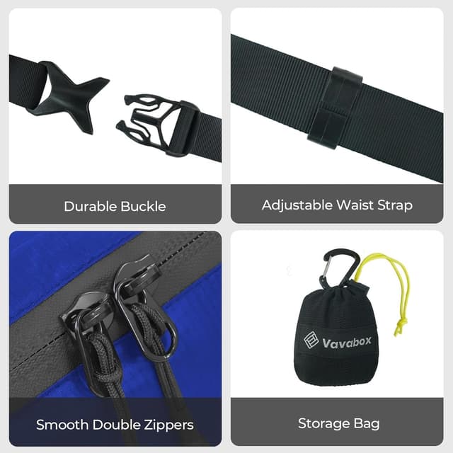 Thumbnail 2 de Vavabox Bauchtasche wasserdicht 2 Reißverschlüsse