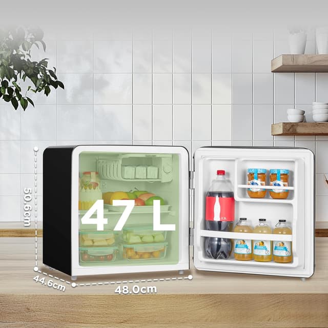 Detalle 2 de Comfee RCD50BL2EURT Mini Refrigerador 47L