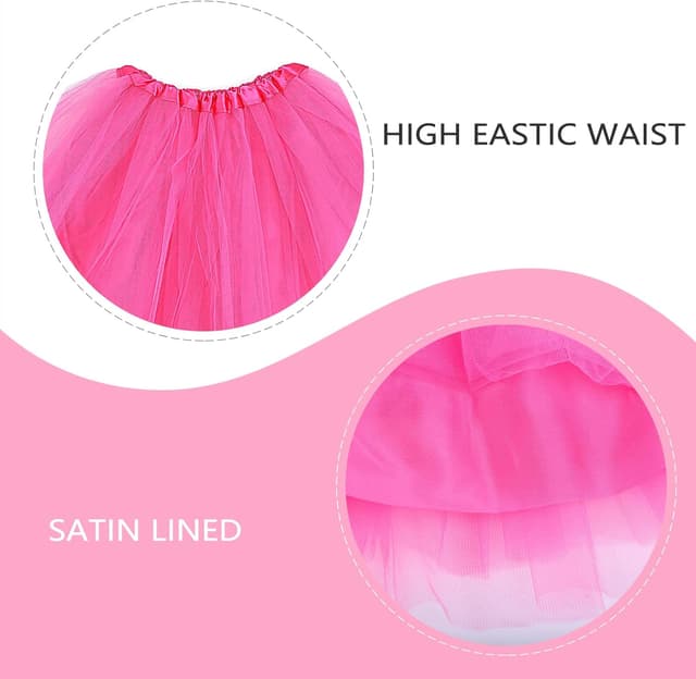 Detalle 2 de Jupe tutu en tulle à 3 couches pour femme
