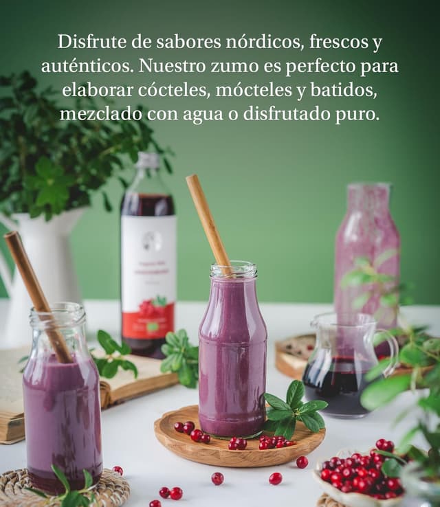 Thumbnail 5 de LoOV Zumo de Arándano Rojo Orgánico 500 ml 🍒