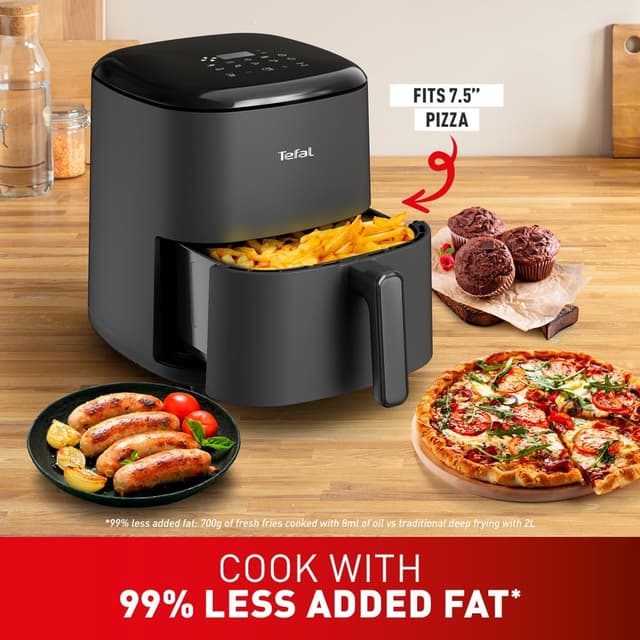 Detalle de Tefal Easy Fry Max EY245H40 Air Fryer (5 L), Digital Controls, 10 Auto Programmes