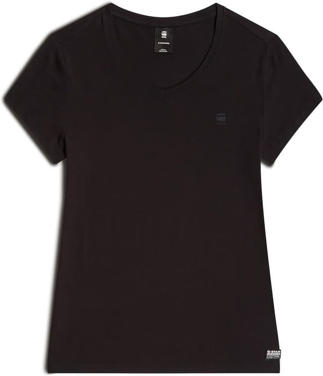 Detalle de G-Star Women’s Moto Slim U-Neck Top (short-sleeve comfort stretch)