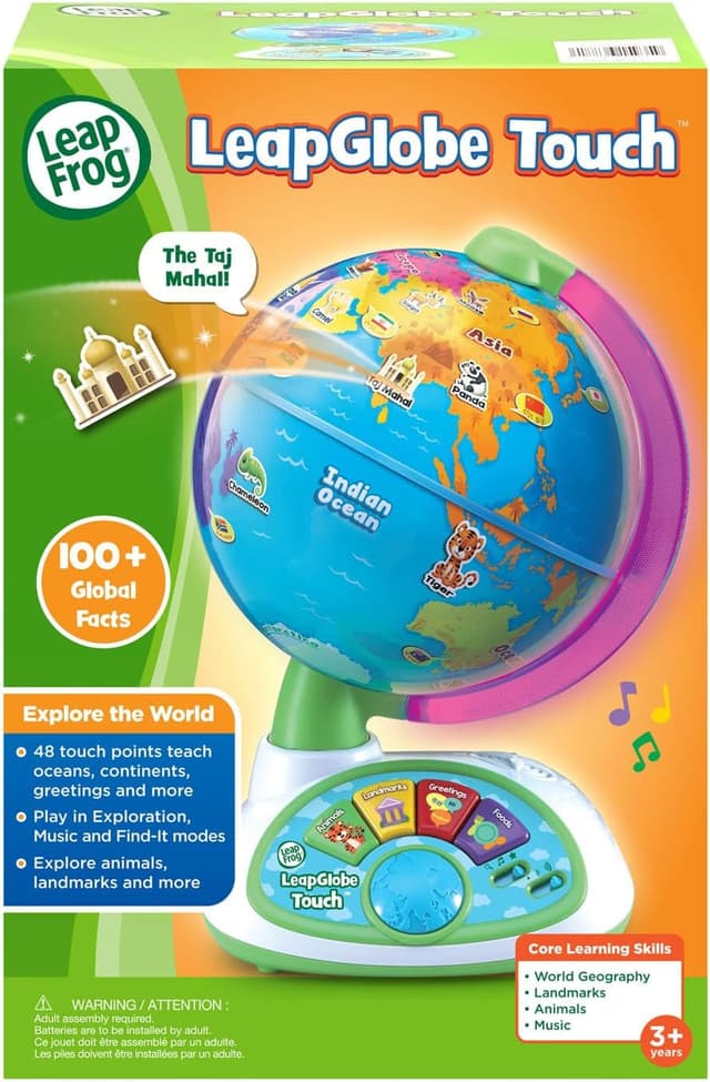 Thumbnail 6 de LeapFrog LeapGlobe Interactive Light-Up Globe 🌍