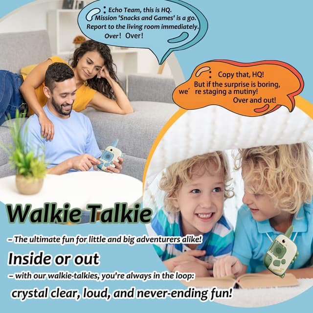 Thumbnail 5 de Dinosaur Walkie Talkies 1000ft Range