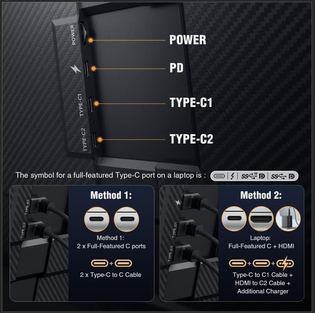 Thumbnail 4 de APILDELLA 15.6 Triple Laptop Screen Extender
