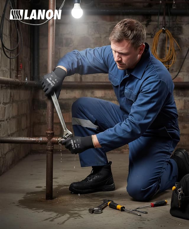 Thumbnail 6 de LANON Wasserdichte Arbeitshandschuhe M/8