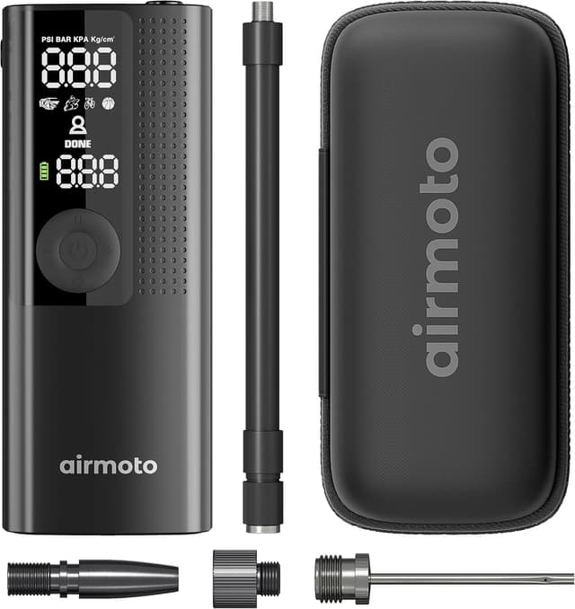 Detalle de Airmoto Tire Inflator 120 PSI Bundle