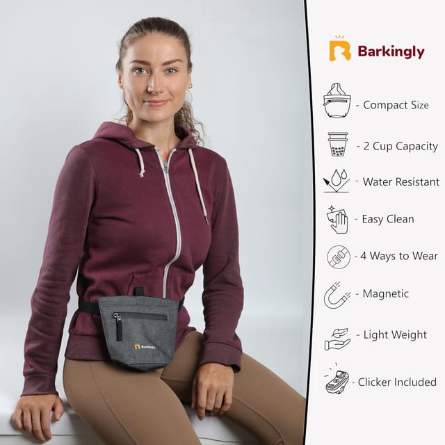 Thumbnail 6 de Dog treat pouch 2 cup training bag