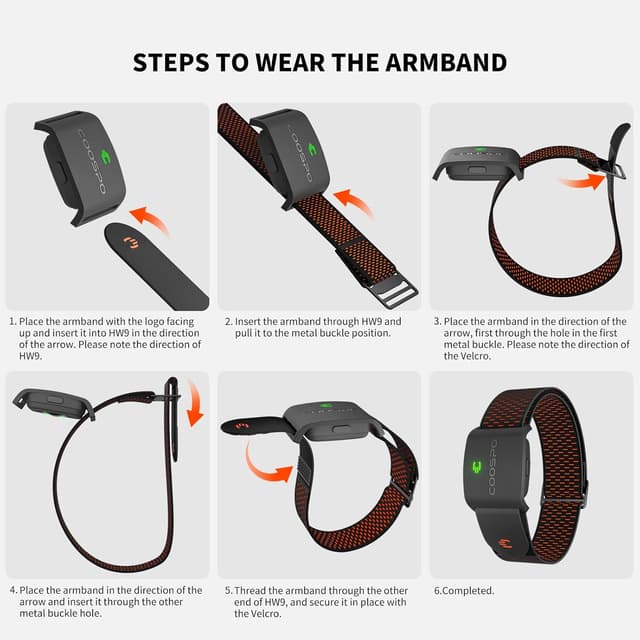 Thumbnail 6 de COOSPO HW9 Heart Rate Monitor 5.0