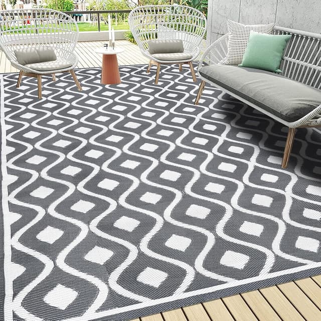 Imagen de Pauwer 9x12 Waterproof Outdoor Rug en OfertitasTOP