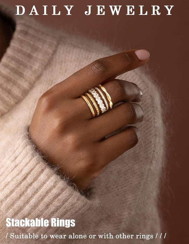 Detalle 2 de ZNBOH Ring-Set Gold 18K, wassfest, Set