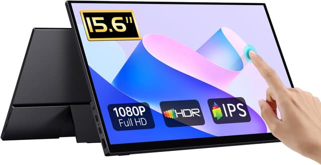 Detalle de CAPERAVE 15,6 Zoll Tragbarer Touchmonitor