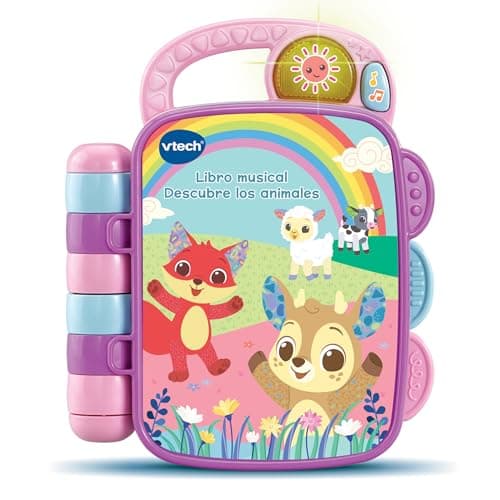 Detalle de VTech-Baby Libro Musical Descubre los Animales, +6 meses
