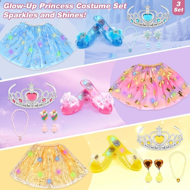 Thumbnail 6 de Dreamon light-up princess shoes 3 themes