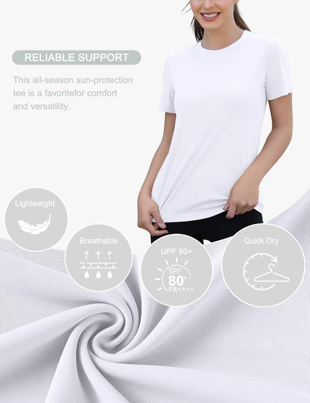 Thumbnail 3 de Rapbin Sportshirt Damen Kurzarm UPF 80+