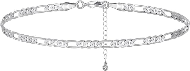 Detalle de Cangall Silber Fußkette mit 22 cm