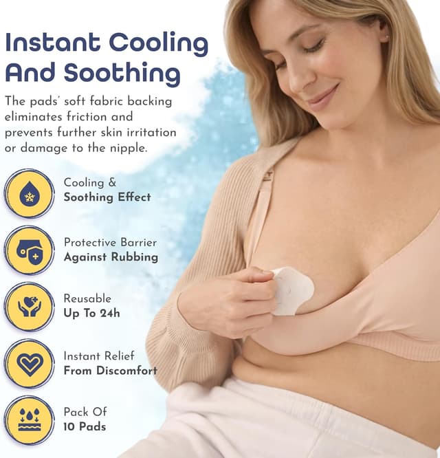 Detalle 2 de First Days Maternity pads idrogel, 10 paia