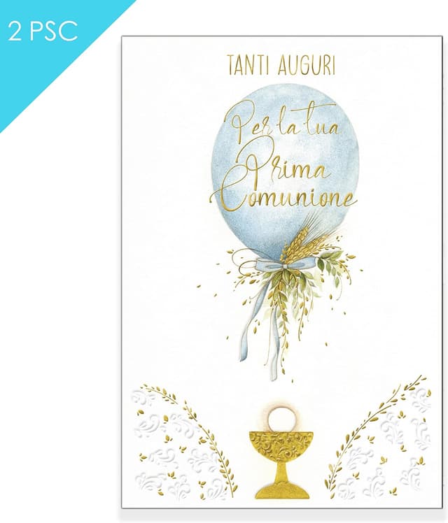 Thumbnail 1 de ARKRAFT Tarjetas de Comunión para Niño con Portadineros, 17x12 cm ✉