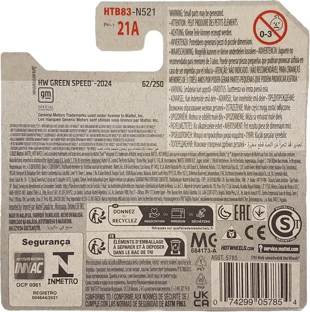 Thumbnail 2 de Hot Wheels GMC Hummer EV azul 2024