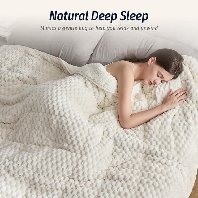 Thumbnail 2 de Wemore Fleece Weighted Blanket 15 lbs