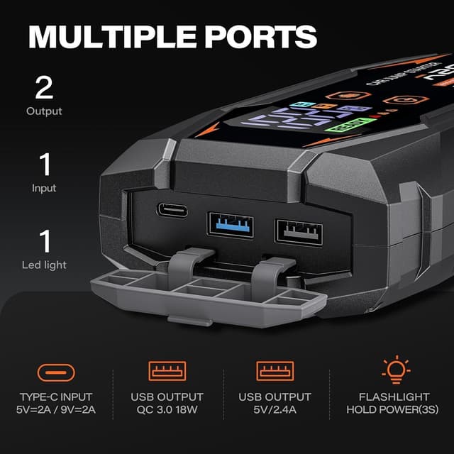 Thumbnail 5 de A2C Car jump starter 16800mAh portable charger