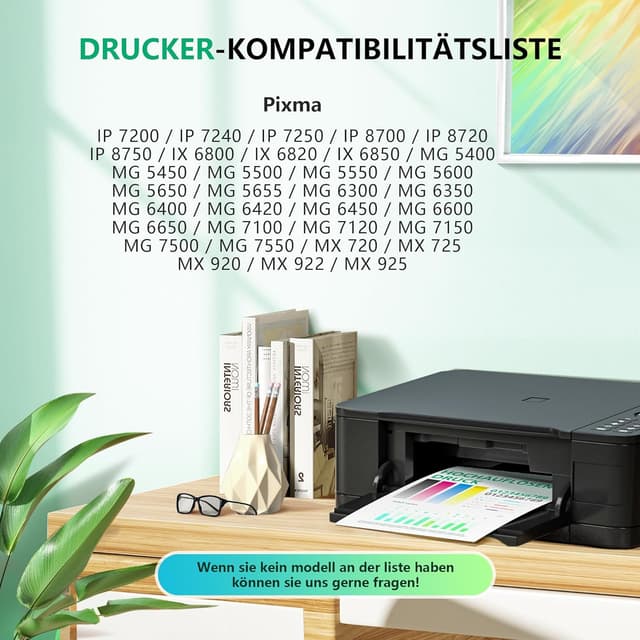 Detalle 2 de NewLift PGI-550XL CLI-551 Multipack 5er-Pack 🖨